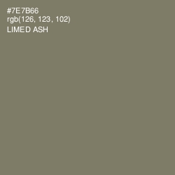 #7E7B66 - Limed Ash Color Image